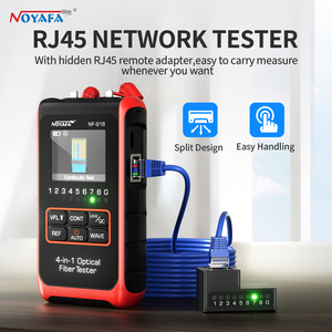NOYAFA-Probador de fibra óptica 4 en 1, pluma láser roja automática de 6 longitudes de onda, FC, SC ST, OPM, VFL QC - Product Image 2