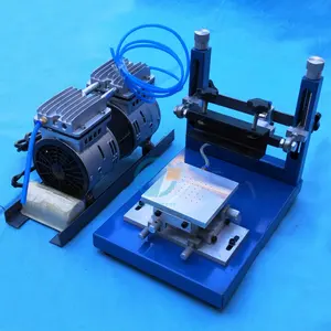Máquina de impresión de pantalla Manual de precisión de laboratorio, impresora de pantalla
