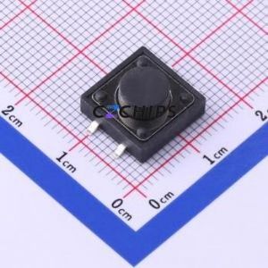 UK-B0262-G6-160 Tactile Switch SMD Switch Single Pole Single Throw Round Button 1.6N Vertical Mount - Product Image 1