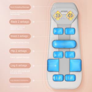 Portable Electric Multifunctional <b>Massage</b> Mattress Intelligent Airbag Cushion <b>Leg</b> for Cervical Spine Waist Kneading for Home Use - Product Image 3