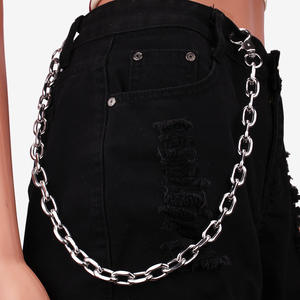 Cadena de cintura de metal minimalista y elegante, cadena de pantalones de acero inoxidable estilo hip hop, joyería para jóvenes, accesorios de moda. - Product Image 5