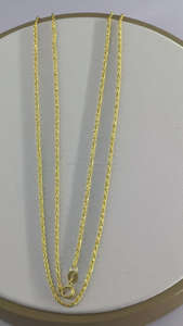 卸売18Kゴールドツイストロープネックレス-毎日の通勤/デート/宴会 & ユニセックスの機会のための光沢のある絶妙な豪華なギフト - Product Image 2