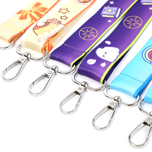 Vograce New Arrival Wholesale High Quality Polyester Custom Acrylic Lanyard Phone Straps