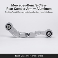 Brazo de control de caída trasera ajustable de aluminio forjado con buje OEM para suspensión Mercedes W217 W221 W222 Clase S Venta al por mayor directa