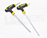 Clé Torx à poignée en T T20 T25 T27 T30 T40 avec trou de sécurité, tournevis à douille étoile, outils à main