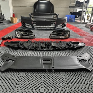 Kit di Conversione Stile S8 per Audi A8 D4 2011-<span class=keywords><strong>2013</strong></span>: Paraurti Anteriore e Posteriore, Fari e Cofano - Product Image 4