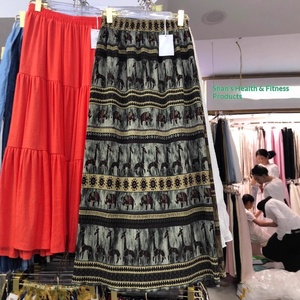 กระโปรงทรงเอวสูงพิมพ์ลาย<span class=keywords><strong>สไตล์</strong></span><span class=keywords><strong>ยุโรป</strong></span>แบบลำลองใส่สบายยืดหยุ่นได้ รุ่นใหม่ประจำฤดูร้อนปี 2025 เหมาะกับทุกโอกาส <span class=keywords><strong>สไตล์</strong></span>เรโทรโบราณลายเหรียญโบราณสำหรับผู้หญิง - Product Image 3