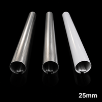 Tuyaux de stores en acier galvanisé 17 mm 25 mm 38 mm pour stores enrouleurs et stores zébrés, longueur personnalisée