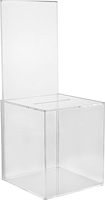 Heißer Acryl Spende Spardose Plexiglas Kummerkasten Lucite Wahlurne