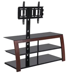 Hot Sale Swivel lcd bracket modern wooden led tv wall unit stand wall cabinet design for tv