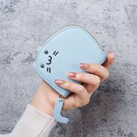 Dompet Panjang Wanita dan Tas Tangan Dompet Kulit Lembut Tempat Kartu Resleting Penjepit Uang Dompet Koin Wanita Multi-Kartu