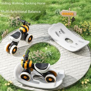 Caballo Balancín 2 en <span class=keywords><strong>1</strong></span> con Diseño de Animal para Niños de 0 a 3 Años, Andador para Bebés con Ruedas, Regalo para Niños - Product Image 3