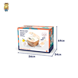 Mini-cuiseur à riz électrique jouet avec lumières et sons, ensemble de jouets de cuisine pour enfants - Product Image 2