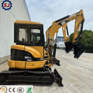 Oferta Especial, 99% Nuevo, Liquidación de Stock, Miniexcavadora CAT 303CR 320 323GX, Excavadora Usada para Equipos de Construcción, Certificación CE - Product Image 2