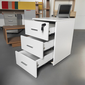 Tủ Hồ Sơ Có Bệ Di Động Bằng Gỗ Với Ngăn Kéo 3 Ngăn Kéo Bán Hàng - Product Image 2