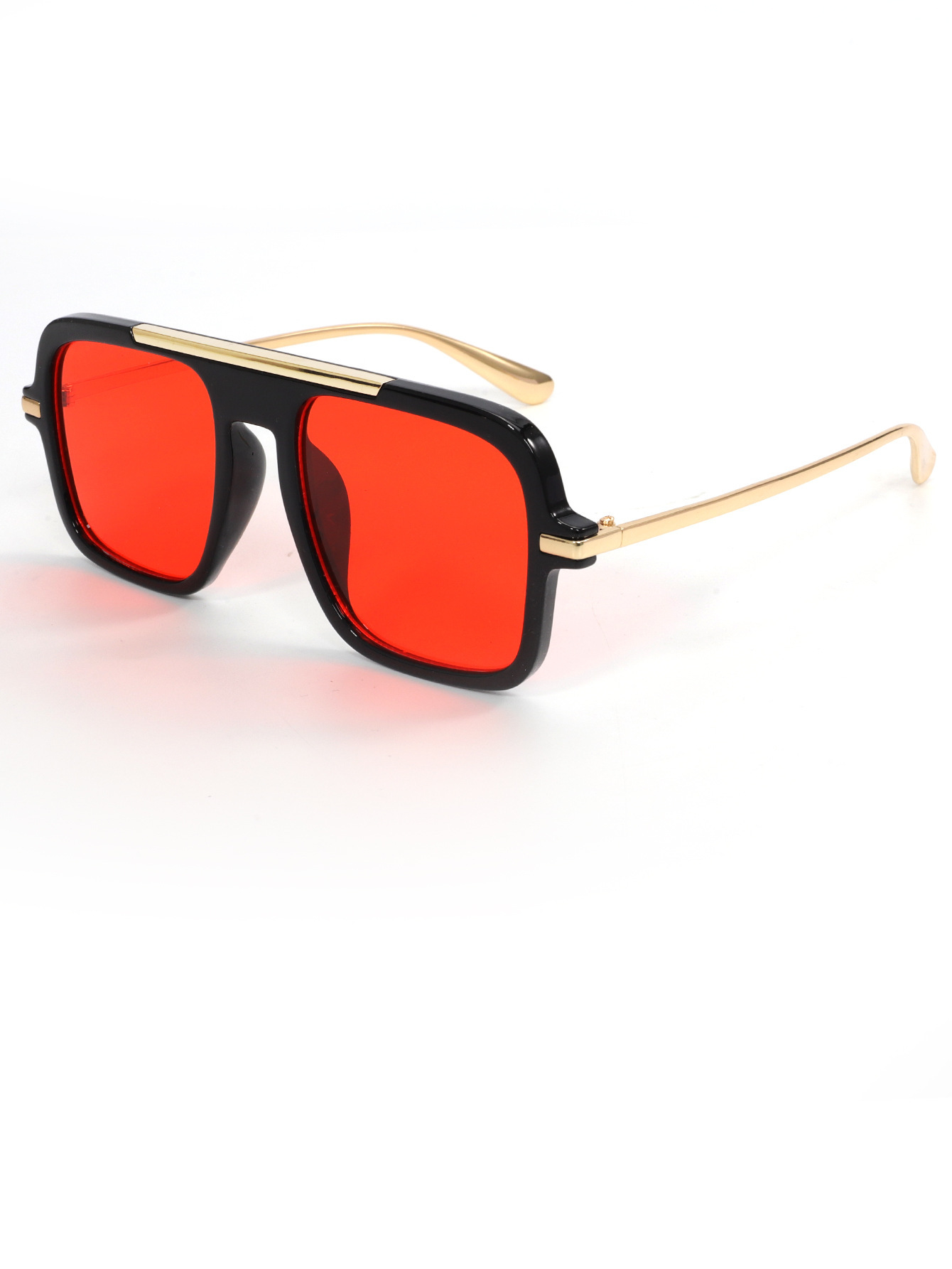 Cadre noir brillant rouge
