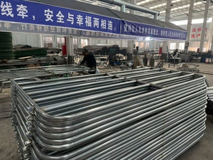 Galvanized Pipe Horse Fence <strong>Panels</strong> &amp; Horse Rail Fences-Stainless Steel Farm Use 3D Modeling 15-Year Warranty - Product Image 2