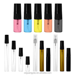 Vente en gros 2ml 3ml 5ml 8ml 10ml Mini vaporisateur vide Testeur de parfum rechargeable Échantillon de bouteille de parfum en verre de voyage avec couvercle à vis - Product Image 1