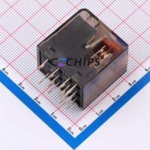 PT370024 Power Relay Through hole Component (THT),22.5x28mm Relay 24V 3 Changeover: 3C (3PDT-Changeover)::: 400V-AC AgNi - Product Image 2