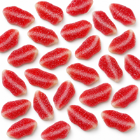Bonbons Gélifiés Moelleux aux Fruits, Sucreries Halal, Bonbons Gélifiés Acidulés pour Enfants, Emballage OEM, Vente en Gros, Fabricant Chinois, Fournisseur