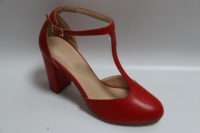 Sepatu Dansa Latin Baotou Wanita Hak Tinggi Sol Lembut Sepatu Salsa Panggung Bagian Atas Kulit Sol Luar Kulit Sapi Tahan Aus
