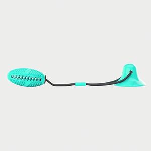 Jouet interactif pour chien à ventouse, jouet à mâcher pour animaux agressifs, nettoyage des dents molaires des chiots, balle en caoutchouc distributrice de nourriture - Product Image 6