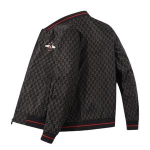 Cappotto da Baseball <span class=keywords><strong>Slim</strong></span> <span class=keywords><strong>Fit</strong></span> ricamato nuovo stile primavera autunno Casual con chiusura a cerniera con chiusura superiore giovane di mezza età ODM Bomber Jacket - Product Image 5