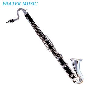 Cuerpo <span class=keywords><strong>de</strong></span> baquelita <span class=keywords><strong>de</strong></span> superficie <span class=keywords><strong>de</strong></span> grano <span class=keywords><strong>de</strong></span> alta calidad, llave Bb, bajo, <span class=keywords><strong>Clarinete</strong></span> con <span class=keywords><strong>campana</strong></span> chapada en níquel (JCL-700) - Product Image 1