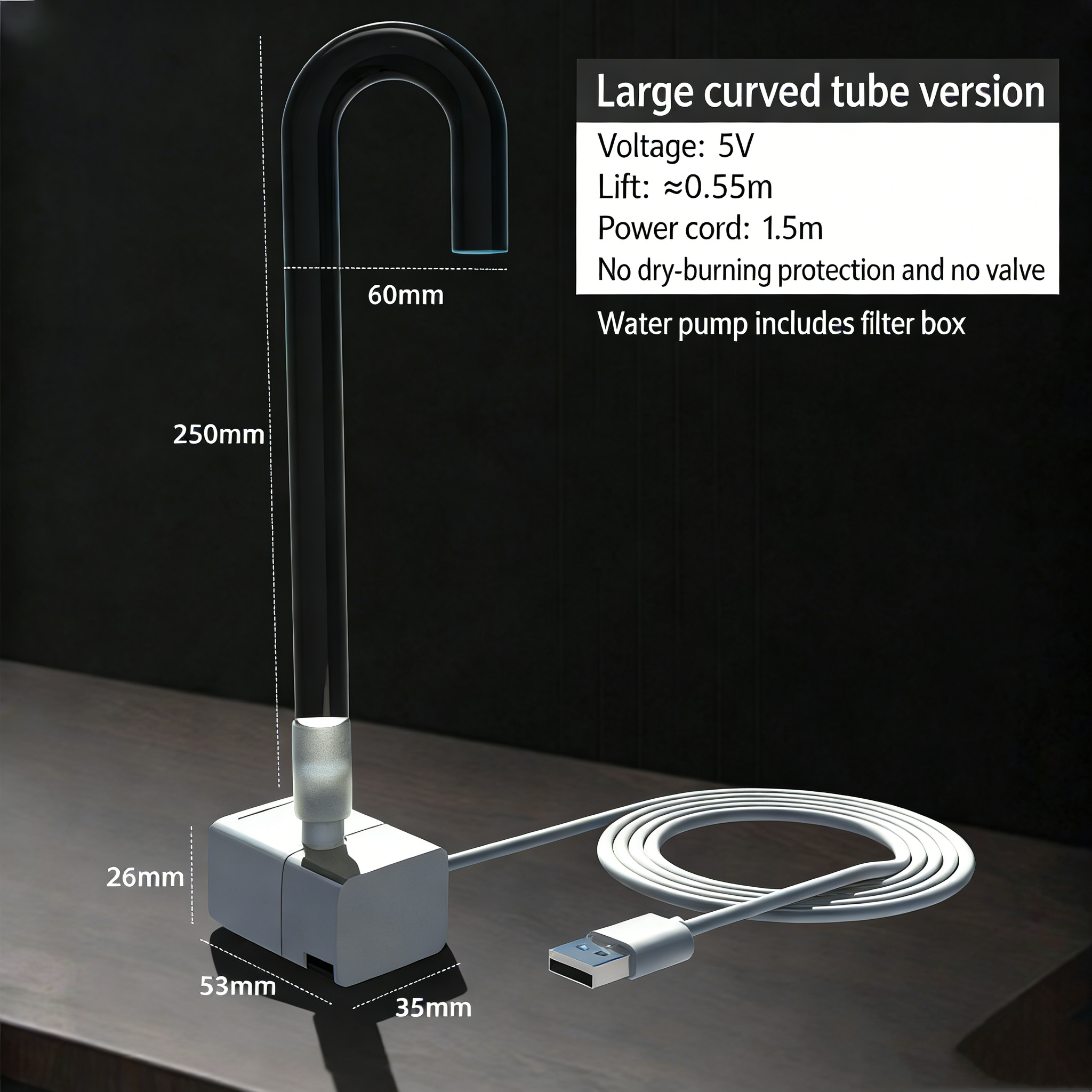 USB version large bent pipe
