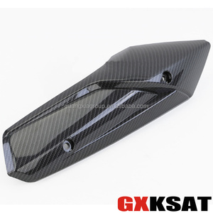GXKSAT Couvercle de tuyau d'échappement de scooter de <span class=keywords><strong>moto</strong></span> Couvercle de protection thermique pour scooter Mio i125 Couvercle en plastique - Product Image 2