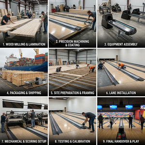 Centre sportif intérieur, ensemble complet professionnel, machine à bowling <span class=keywords><strong>en</strong></span> métal et <span class=keywords><strong>bois</strong></span> <span class=keywords><strong>de</strong></span> haute qualité, équipement <span class=keywords><strong>de</strong></span> piste <span class=keywords><strong>de</strong></span> bowling personnalisable, pour adultes - Product Image 6
