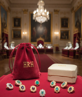 Mini sac à cordon en velours avec logo personnalisé paquet de bijoux boucle d'oreille bracelet sac cadeau en velours avec ruban