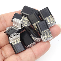 Connecteur D1 D2 D3 sans soudure, sans dénudage, à déconnexion rapide, pour LED, en cuivre et plastique, 300V 9A, câblage rapide double fil