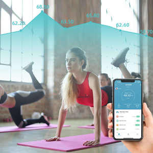 Báscula Digital Inteligente para Baño, con Pantalla LCD, Funciona con Batería, Precio de Fábrica, Pesa hasta 180 kg, Mide Grasa Corporal e <span class=keywords><strong>IMC</strong></span> - Product Image 3