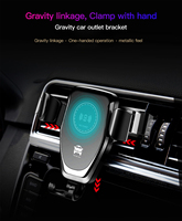 Q12 Nirkabel Kendaraan Charger 10W Mobil Cepat Pengisian Nirkabel Amazon Hot-Selling Wireless Charger Mobil