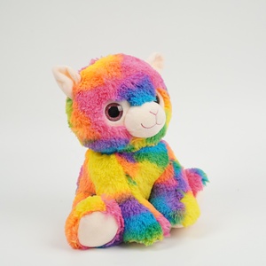 Dễ Thương Mềm Lamb <span class=keywords><strong>Plush</strong></span> Toy Tùy Chỉnh Đáng Yêu Thú Nhồi Bông Tùy Chỉnh Đầy Màu Sắc Đồ Chơi Động Vật Cầu Vồng Cừu Với Đôi Mắt Long Lanh Lớn - Product Image 2