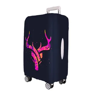Travelsky rits koffer bagage cover met custom logo bescherming spandex bagage tas cover
