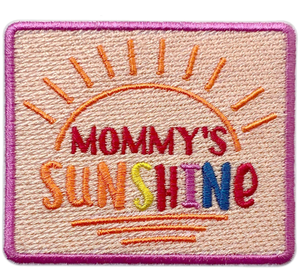 Patch Ricamata 'Raggi di Sole di <span class=keywords><strong>Mamma</strong></span>' per la Festa della <span class=keywords><strong>Mamma</strong></span>, Adesivi Ricamati Termoadesivi/Cucibili per Vestiti, Zaini, Cappelli, Jeans - Product Image 1