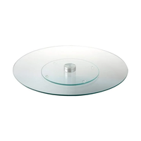 Gehärtetes Glas drehbar Lazy Susan/Kuchen platte/Plattenspieler