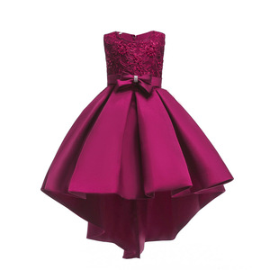 X-17672 Children Wears Clothes Ready Made <strong>Kids</strong> <strong>Dress</strong> Wholesale Baby Girl Birthday Long Tail <strong>Kids</strong> Girls Frock <strong>Dress</strong> - Product Image 1