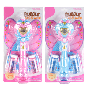 Totalmente automático de <span class=keywords><strong>hadas</strong></span> mágica varita de la burbuja con alas de mariposa eléctrica máquina de burbujas juguetes - Product Image 4