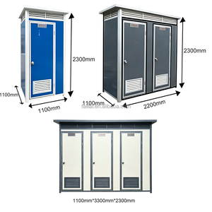 Baño Portátil Modular Económico, <span class=keywords><strong>Inodoro</strong></span> Público Móvil para Playa, Instalación Rápida, Baño Prefabricado para Camping - Product Image 5