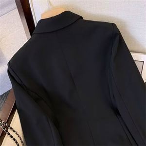 IStapromo Gifts High Waisted Suit Solid Color Long Sleeved Pants Stylish Office Lady Formal Outfit Button Breathable Business - Product Image 4