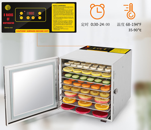 Mini deshidratador de alimentos de vidrio Visible, Máquina secadora de carne vegetal, uso doméstico, pequeño secador de frutas de 8 capas a la venta - Product Image 4