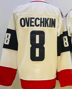 Maillots de hockey sur glace unisexes personnalisés à séchage rapide, imprimés par transfert thermique, 100 % polyester, uniforme sportif avec nom d'équipe avant/arrière - Product Image 4