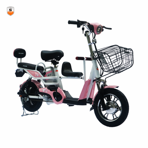 Nuevo adulto de 3 plazas 48V eléctrico de la batería de litio de bicicleta de Damas asiento de bebé con Pedal ayudar - Product Image 3
