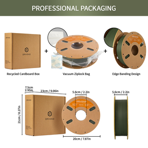 Filament PLA mat 1,75 mm, couleur vert olive, 30-100 mm/<span class=keywords><strong>s</strong></span>, filament pour imprimante 3D, compatible avec la plupart des imprimantes 3D FDM - Product Image 6