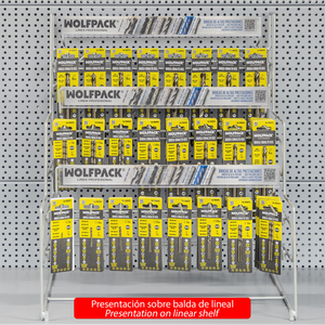 Espositore da appendere/da tavolo per punte da trapano HSS al cobalto, confezione da 72 pezzi, blister completo - Product Image 2