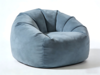 Fauteuil de sol ergonomique, chaise longue, coussin épais en coton, housse douce lavable, design léger et portable, idéal pour les petits espaces