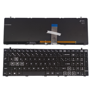 Clavier d'ordinateur portable brésilien avec rétroéclairage RVB pour Hasee <span class=keywords><strong>T50</strong></span> T50TI Z7M-KP7D2 KP7GC Z7-KP7EC Mechrevo X6 X6S X6M - Product Image 1